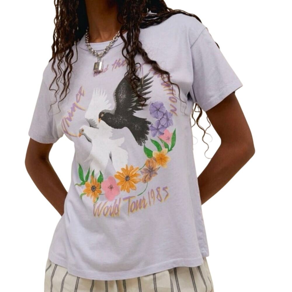 DAYDREAMER Prince World Tour 1985 Ringer Tee, Size XL New w/o Tag MSRP $88